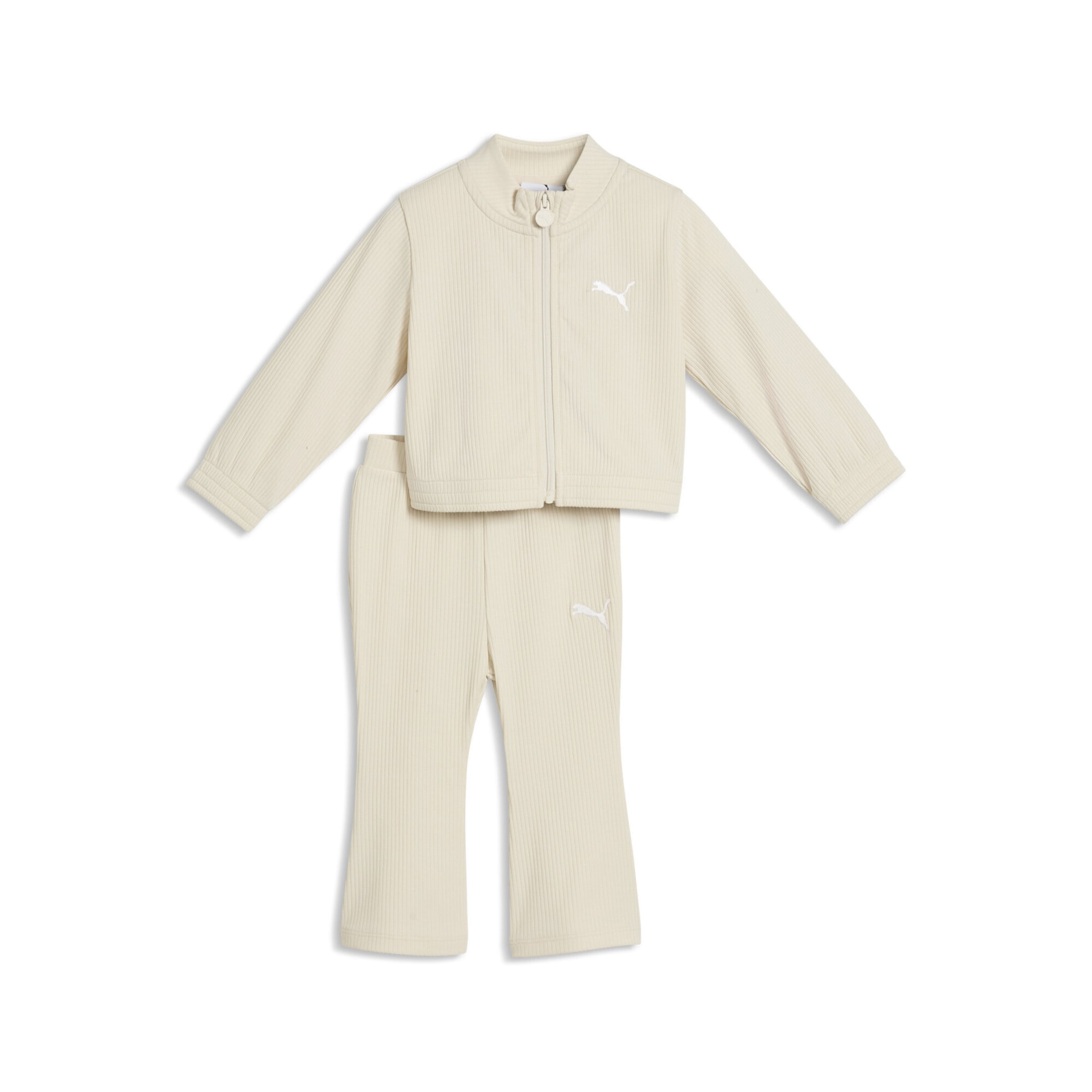 PUMA Trainingspak 'Essentials' in Wit: voorkant