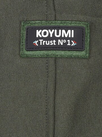 Koyumi Sweatshirt 'Free your Neck' in Green