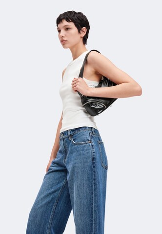 Abercrombie & Fitch Wide leg Jeans in Blue