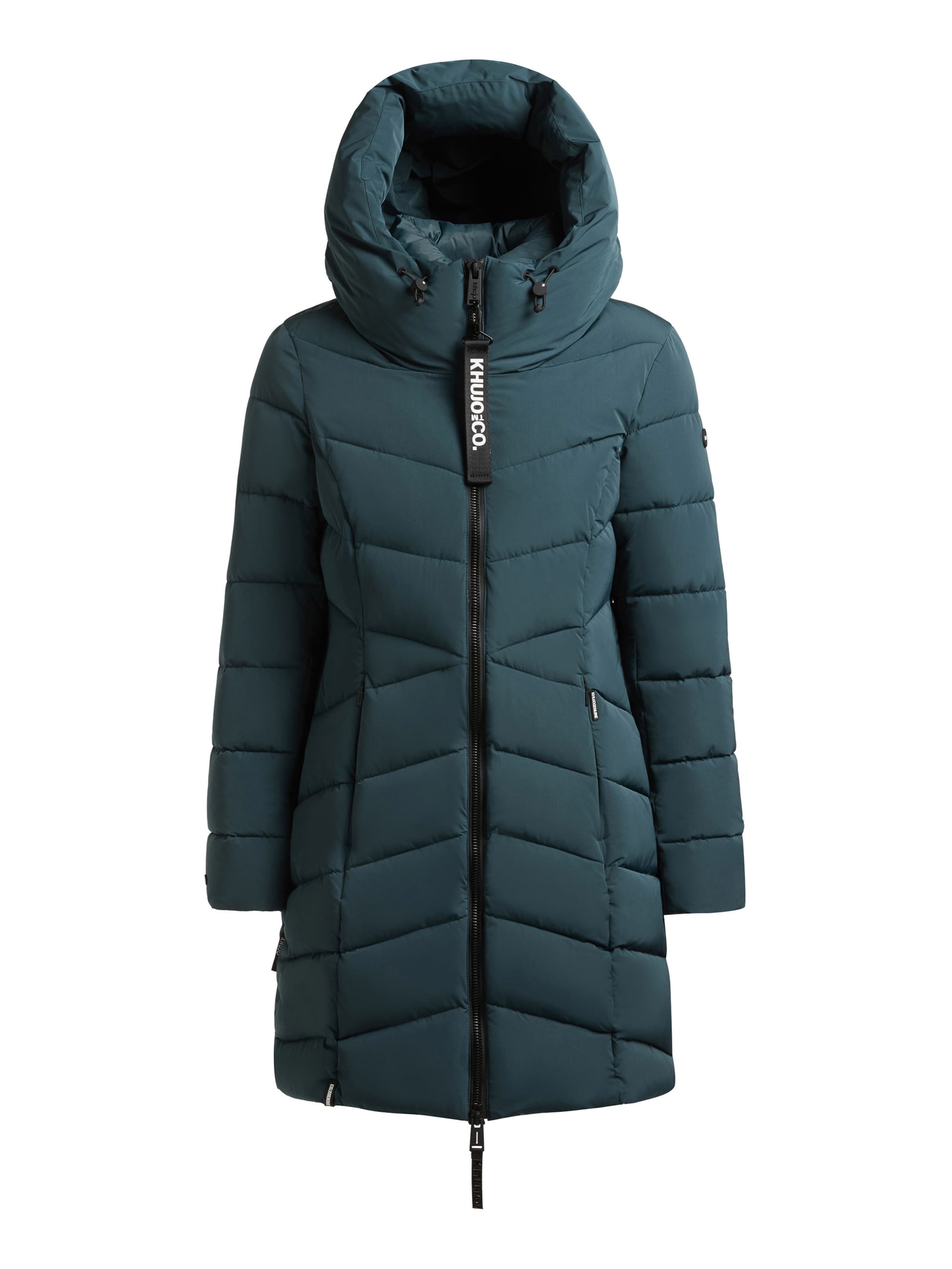 Manteau d’hiver 'Kiera' khujo en vert : devant