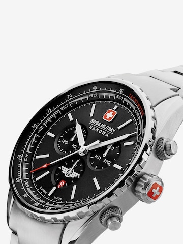 SWISS MILITARY HANOWA Analoog horloge 'AFTERBURN CHRONO' in Zilver