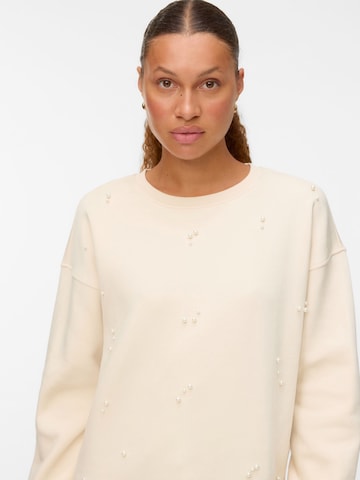 Felpa di VERO MODA in bianco: frontale