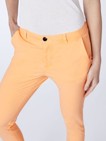 CHIEMSEE Slim fit Chino Pants in Orange