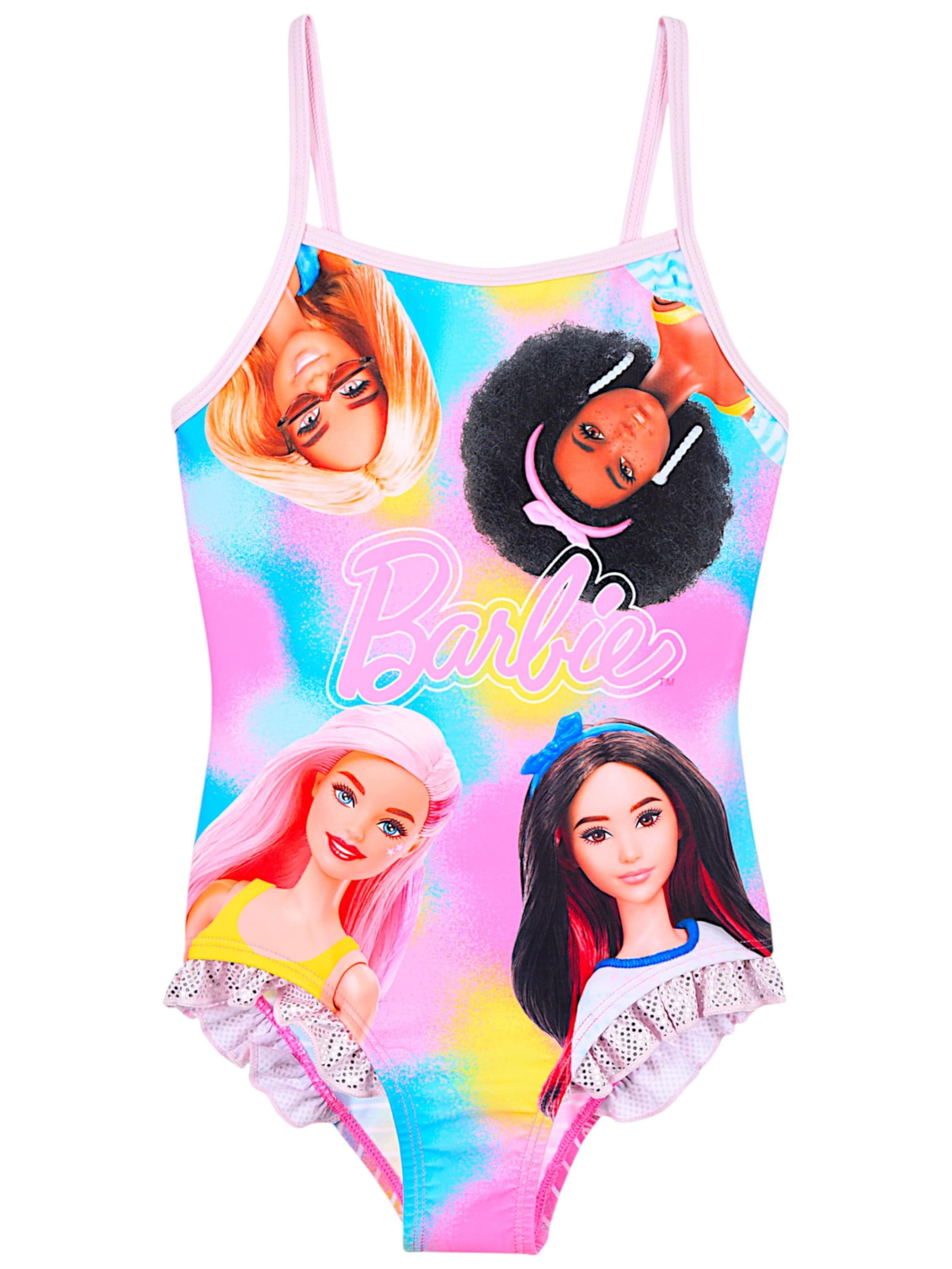 BARBIE Swimsuit 'Barbie Badeanzug' in Pink: front