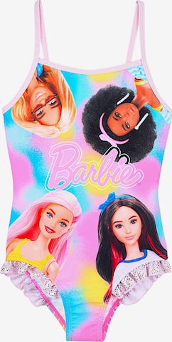 BARBIE Swimsuit 'Barbie Badeanzug' in Pink: front