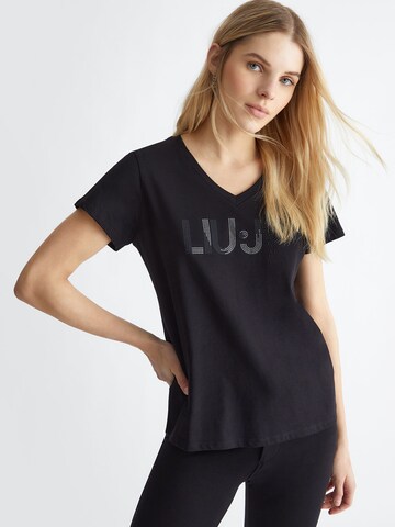 T-shirt Liu Jo en noir : devant