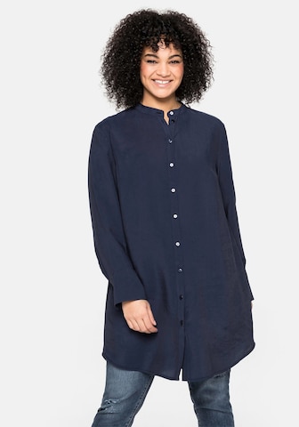 SHEEGO Blouse in Blue: front