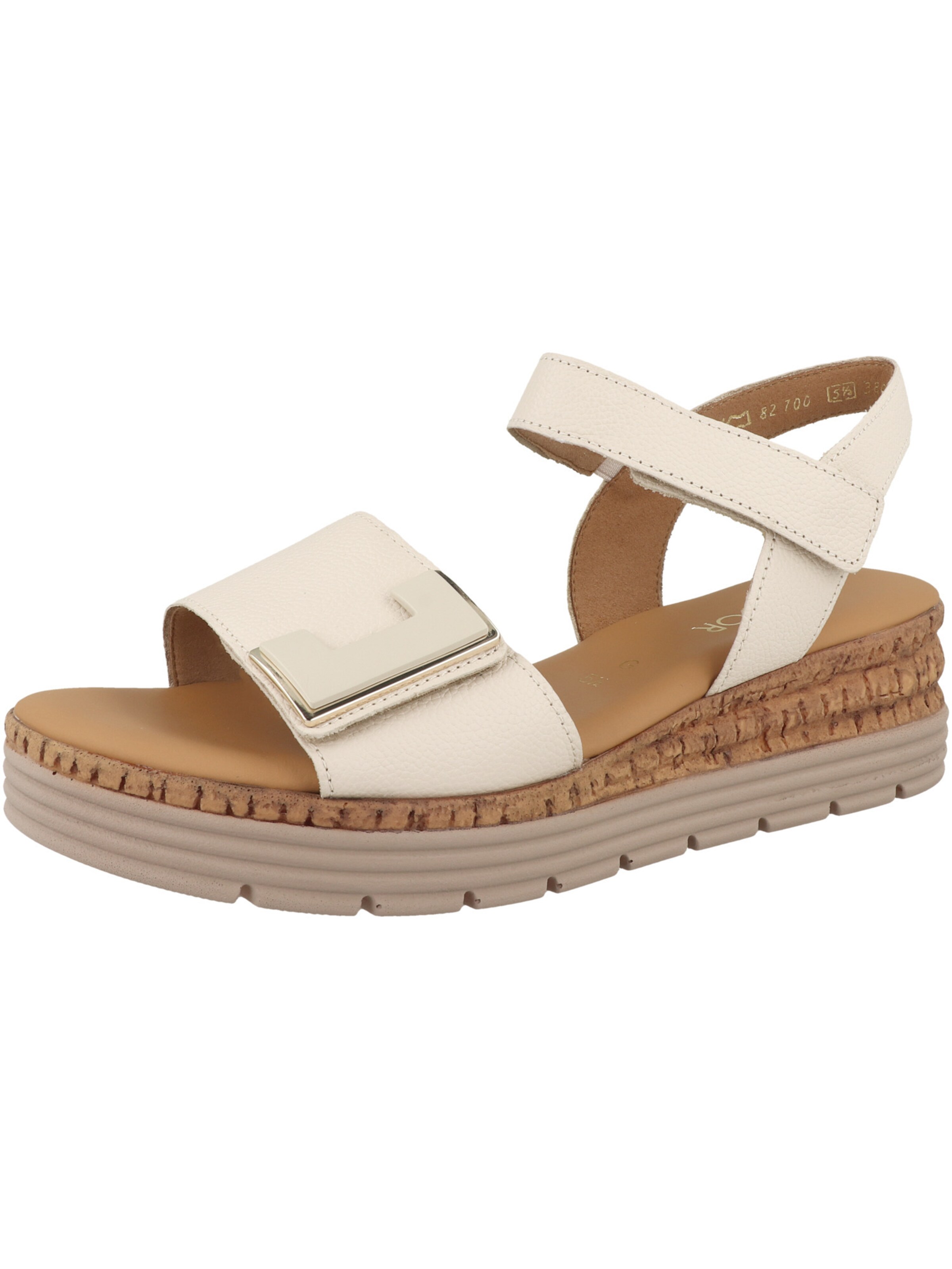 Sandalo 'GG-Weite' di GABOR in beige: frontale