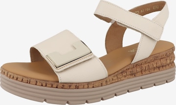 Sandalo 'GG-Weite' di GABOR in beige: frontale