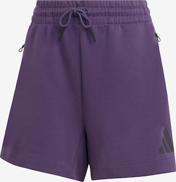 ADIDAS SPORTSWEAR - Pantalón deportivo 'Z.N.E.' en lila: frente
