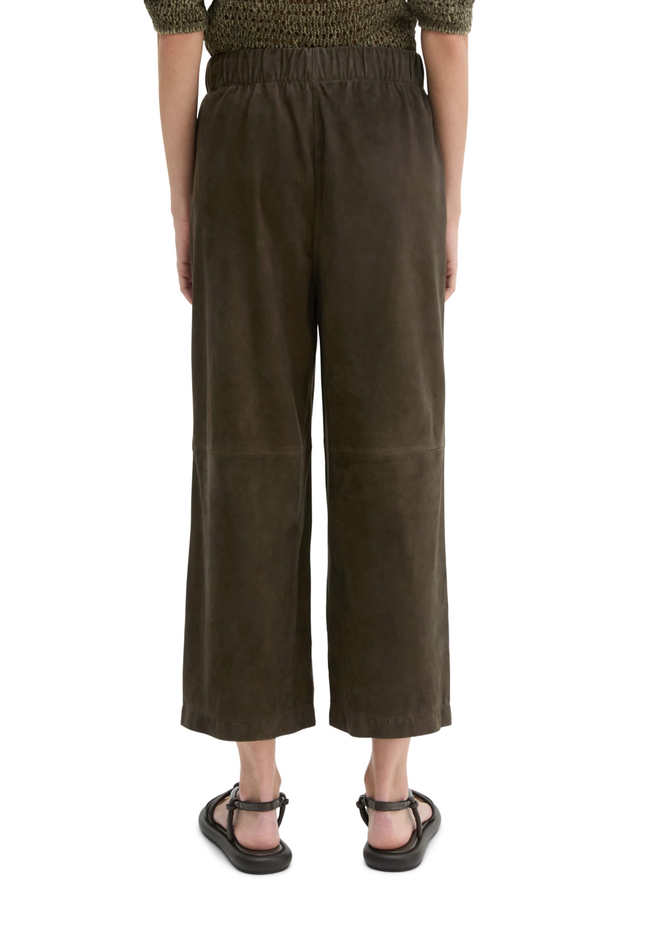 Marc O'Polo Loosefit Broek in Bruin
