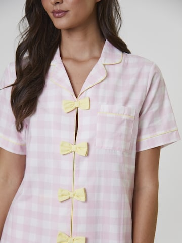 Loungeable Short Pajama Set in Pink