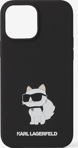 Protection pour smartphone 'Choupette NFT iPhone 13 Pro Max' Karl Lagerfeld en noir : devant