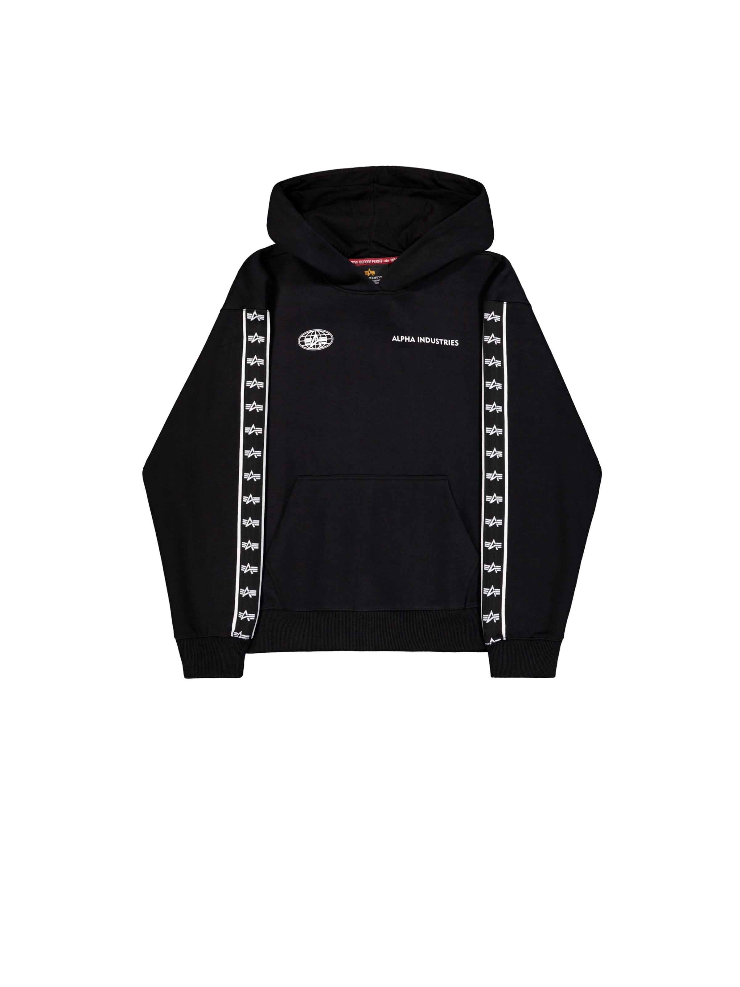 Sweat-shirt ALPHA INDUSTRIES en noir : devant