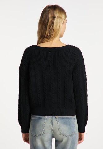 DreiMaster Vintage Knit Cardigan in Black