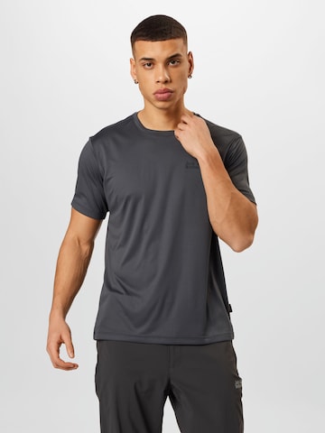 JACK WOLFSKIN Performance Shirt in Grey: front