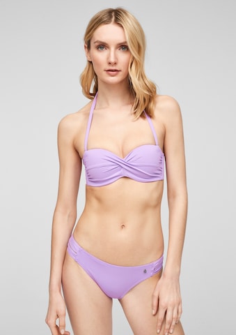 s.Oliver Balconette Bikini Top 'Spain' in Purple