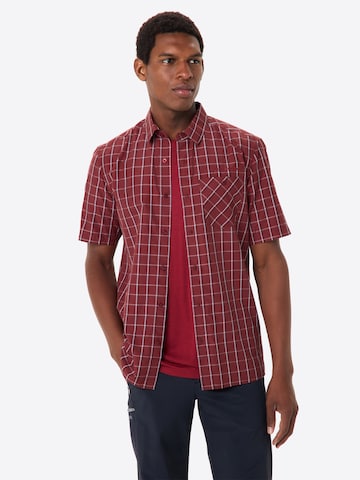 VAUDE Regular fit Performance shirt 'Albsteig' in Red