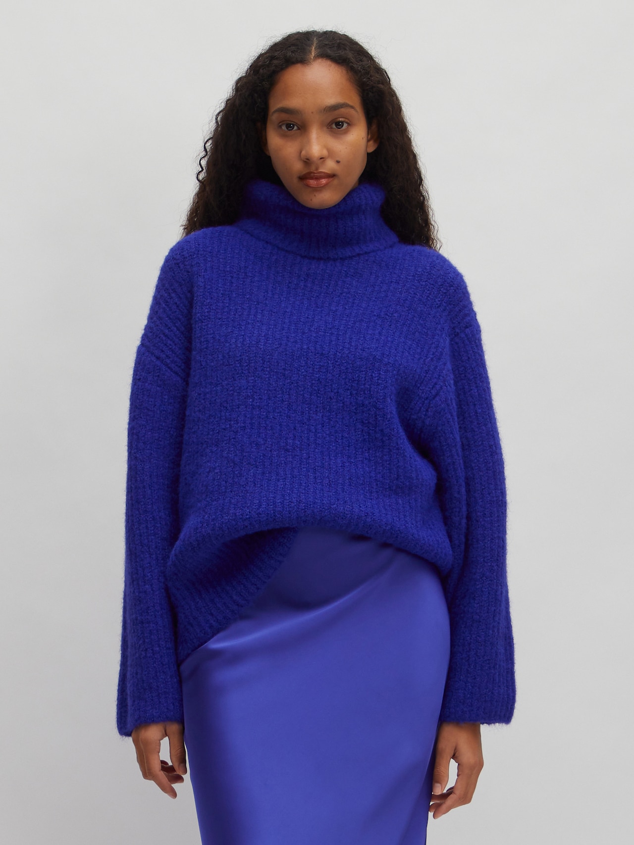 EDITED Produkte Pullover 'Darla' kobaltblau