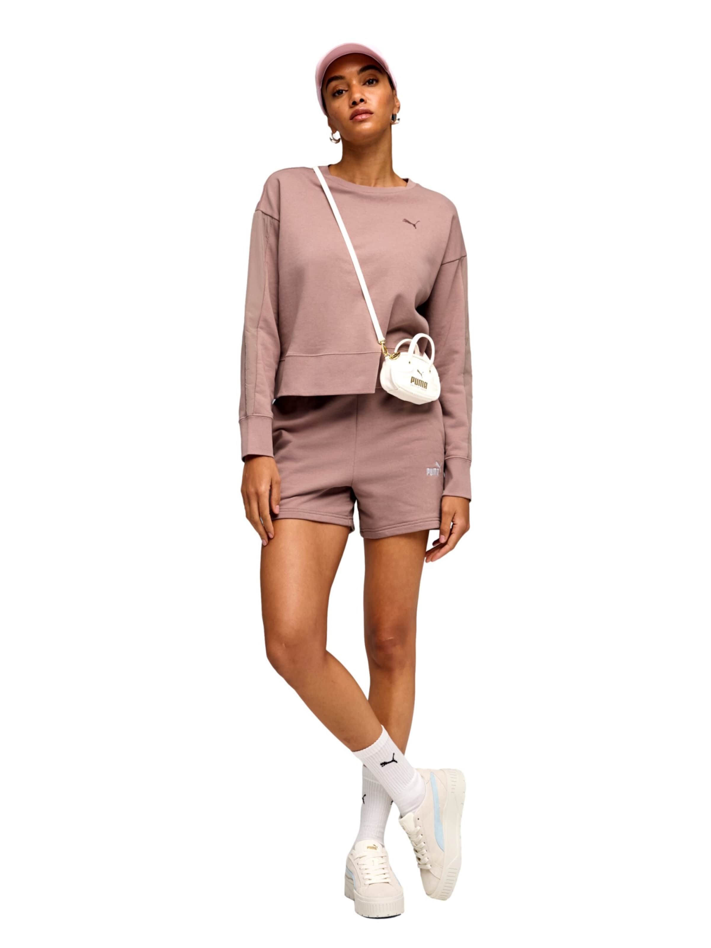 regular Pantaloni sportivi 'ESS SMALL No. 1' di PUMA in lilla