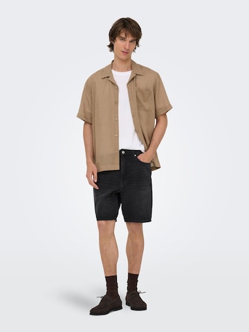 Loosefit Jean 'ONSFade' Only & Sons en noir