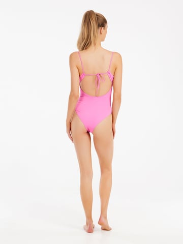 PROTEST Badeanzug 'PRTTime'‌‌‌‌ in Pink