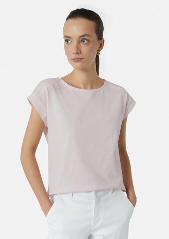 T-shirt comma casual identity en rose : devant