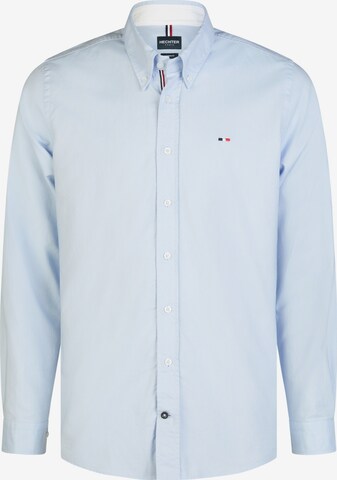 HECHTER PARIS Regular Fit Langarmhemd in Blau: Vorderseite