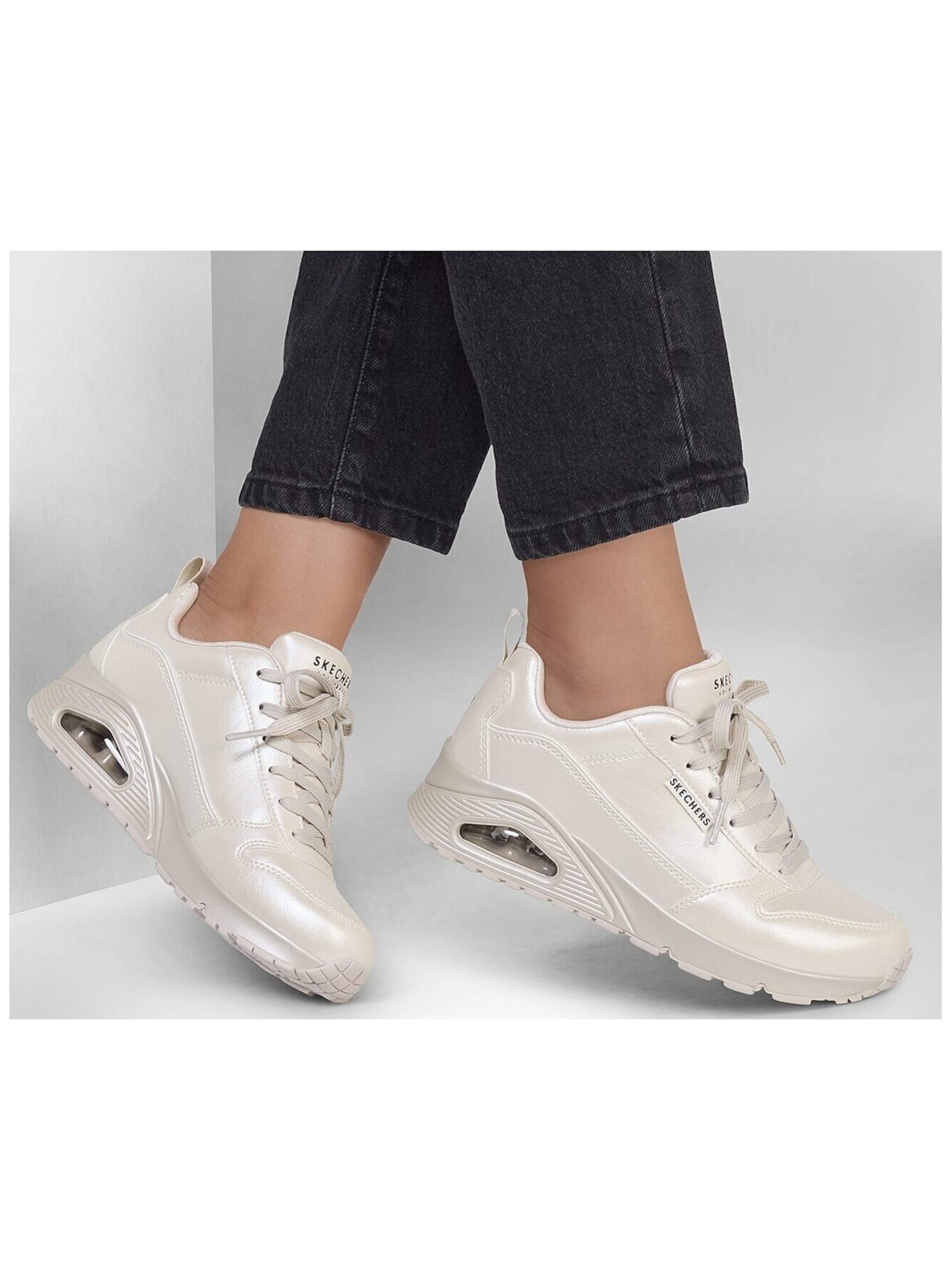 SKECHERS Sportschuh 'Skechers Uno - Galactic Gal'‌‌‌‌‌‌‌‌‌ in Beige