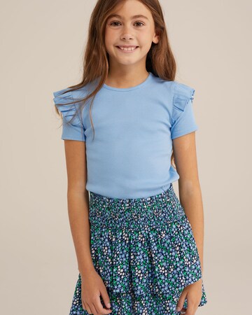 WE Fashion Shirt in Blue: front