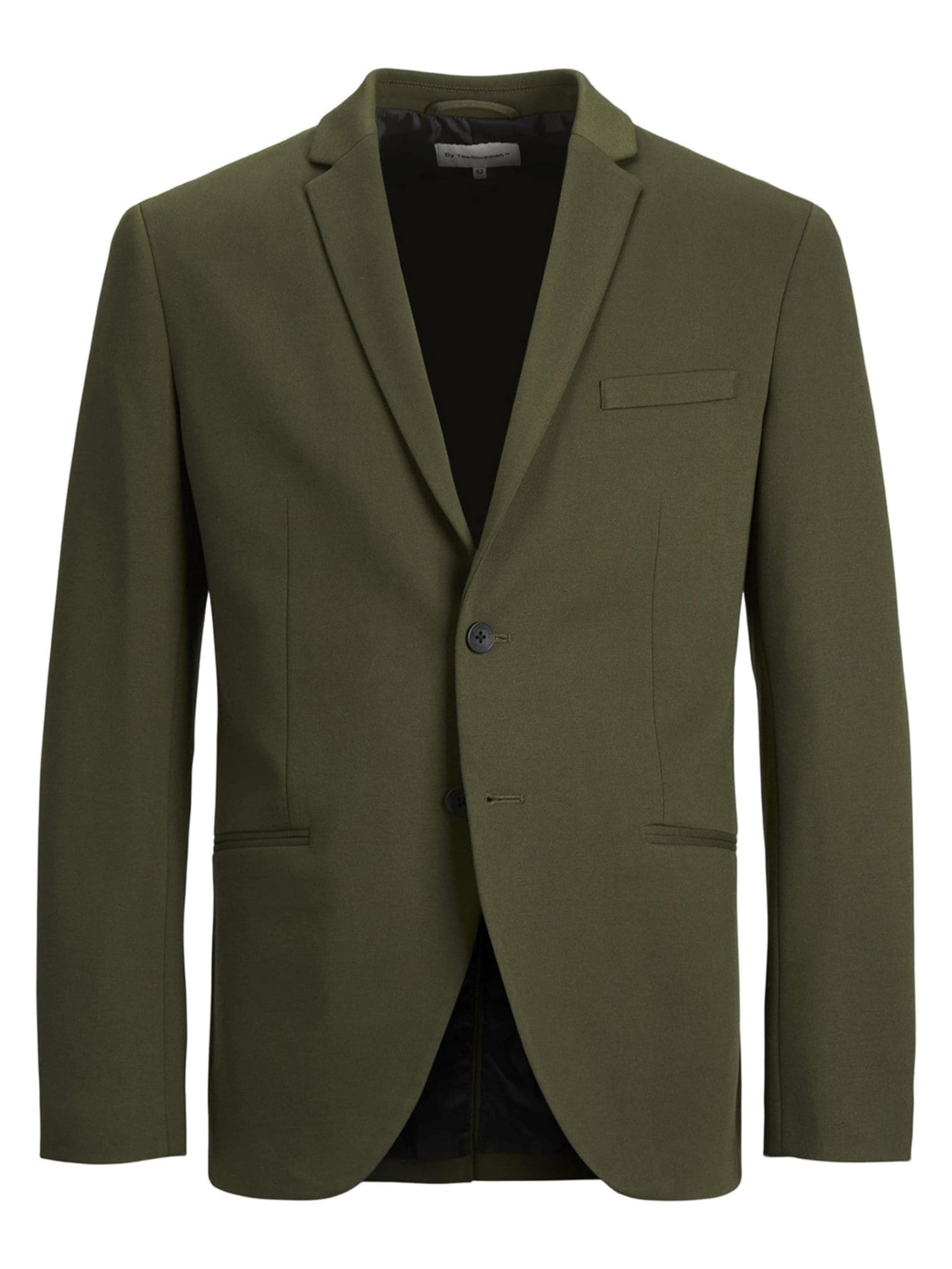 TEESHOPPEN Regular fit Suit Jacket in Green: front