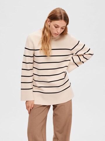 SELECTED FEMME Pullover i beige