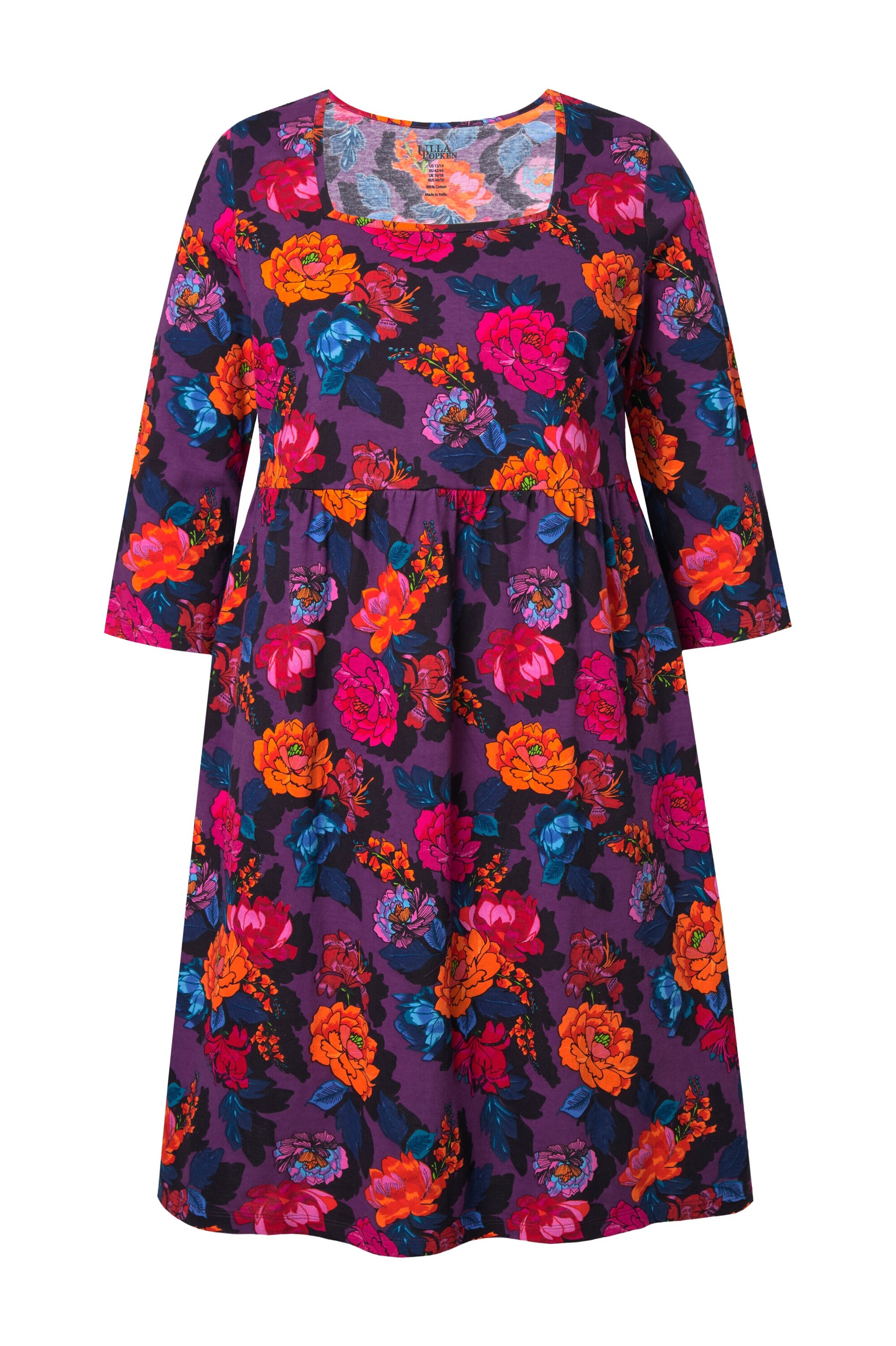 Ulla Popken Jurk in Lila: voorkant