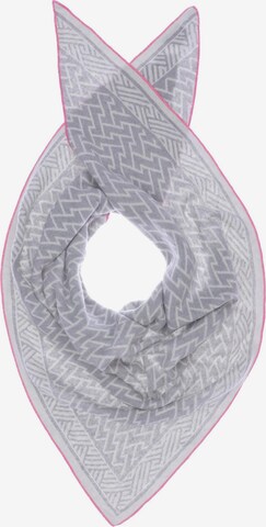 Zwillingsherz Scarf & Wrap in One size in Grey: front