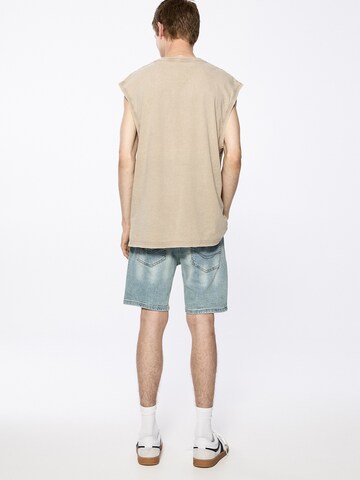 Pull&Bear Slimfit Shorts in Blau