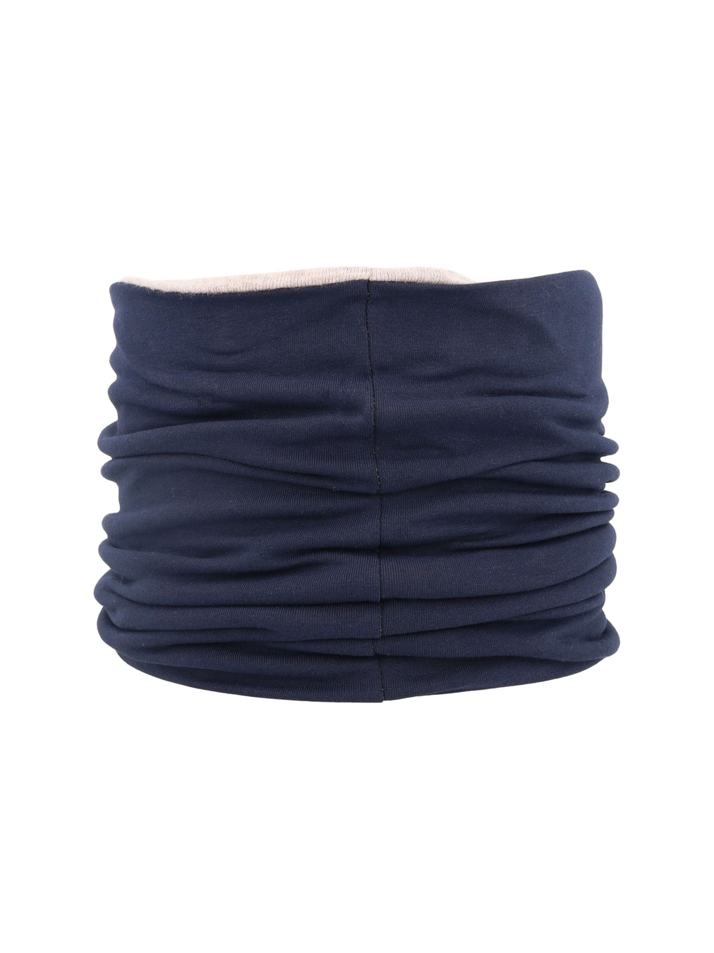 MAXIMO Schal 'KIDS-Tube, reversible Jerseyfutter geraut'‌‌‌‌‌‌ in Blau