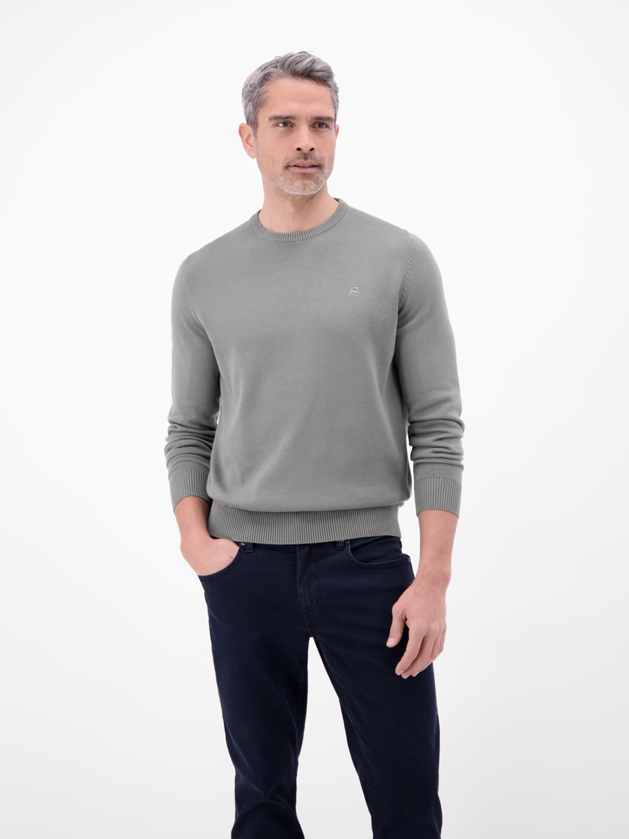 LERROS Pullover in Grau