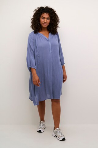 Robe 'Louisa' KAFFE CURVE en bleu