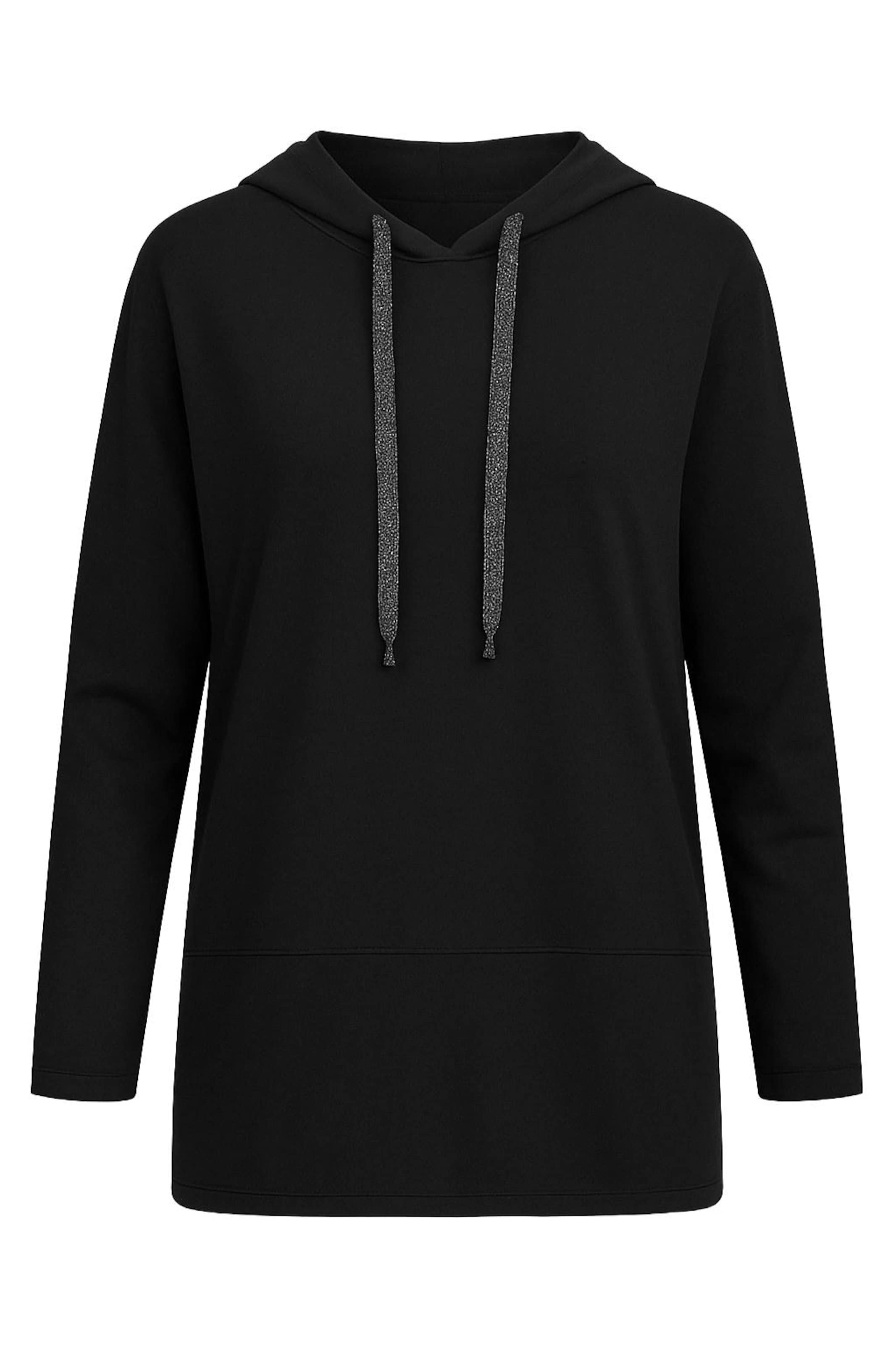 Stil Diva Sweatshirt in Black: front