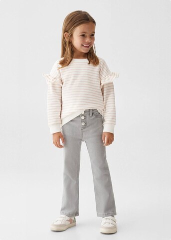 MANGO KIDS Sweatshirt 'Ona' i vit