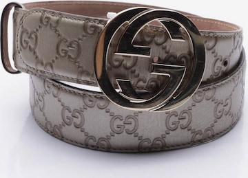 Gucci Belt in L in Silver: front