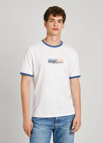 T-Shirt 'Adan' Pepe Jeans en blanc : devant