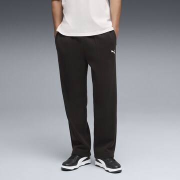 PUMA Loose fit Trousers in Black: front