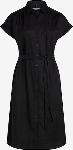 Tommy Hilfiger Curve Платье-рубашка 'ESS' в Черный: спереди