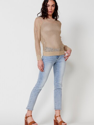KOROSHI Trui in Beige