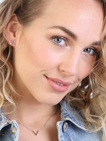 Lucardi Earrings in Silver