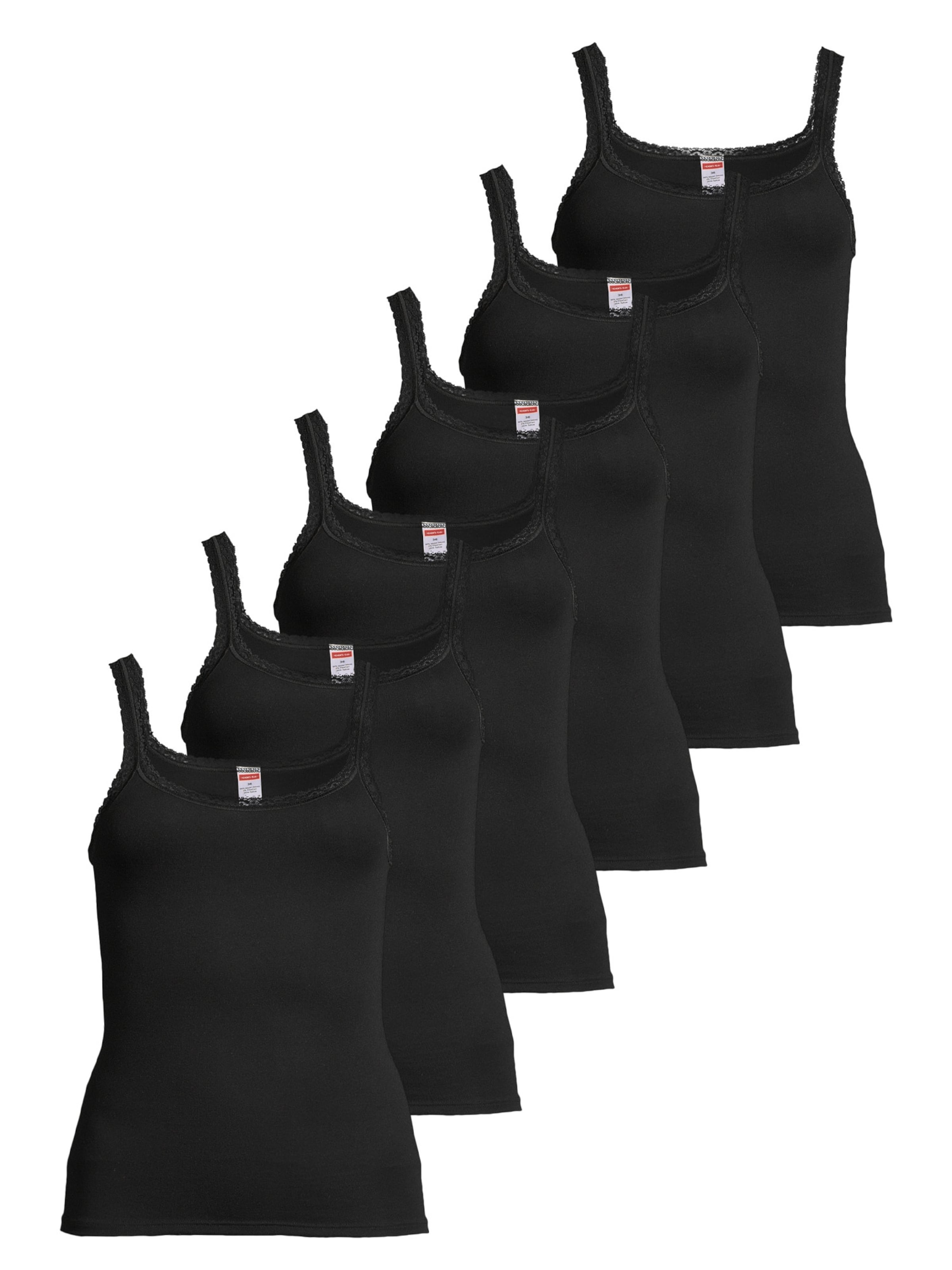 CON-TA Undershirt 'Modal' in Black: front