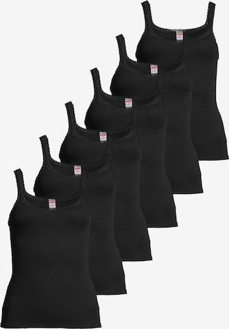 CON-TA Undershirt 'Modal' in Black: front