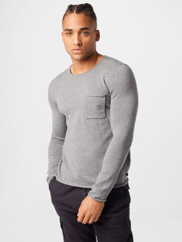 QS Sweater in Grey: front