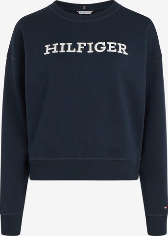 Tommy Hilfiger Curve Sweatshirt in Blauw: voorkant